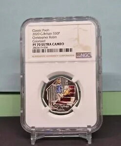2020 UK 50p fBYj[̃v[ N\t@[Er NGC PF70 UC RC jEGł͂܂