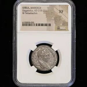 AeBILA GKoX AD 218-222 Vo[ BI eghN}  XF NGC F