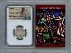 Crusades Levon I AD1198-1219 AjA AR g NGC MS60