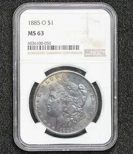 1885-O �����K�� �_���[ NGC MS-63 �g�[�� 2IV8