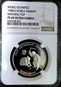 NGC PF69 UC-؍ 1988 XsjOgbv Vo[ 5000 EH قڊȃv[t
