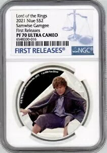 [h Iu U O TCY MW[ 1IX 999 t@C Vo[ RC 2021 NIUE NGC 70 FR