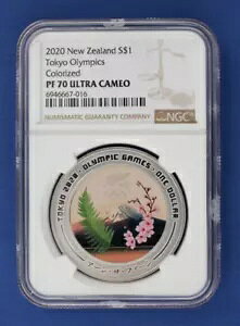 2020�N �j���[�W�[�����h 1�I���X �V���o�[ �v���[�t 1�h���d�� �u�����I�����s�b�N�v NGC PF70 COA�t��