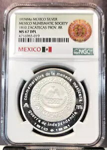 1974 ���L�V�R�⃁�_�� 1810 �T�J�e�J�X�b�� 8 ���A�� NGC MS 67 DPL