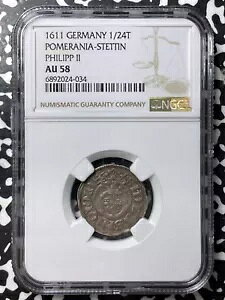 1611N hCc |jAEVebeB 1/24 ^[[NGC AU58 Lot#G7649 Vo[IgbvO[h