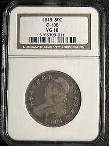 1818 P �L���b�v�h �o�X�g �n�[�t�_���[ NGC VG-10 O-108