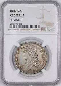 1826 �L���b�v�h �o�X�g ���� US �n�[�t�_���[ 50C - NGC XF �ڍ� -