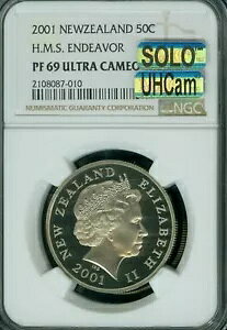 2001 �j���[�W�[�����h 50 �Z���g NGC PF69 MAC UHCam SOLO �ō����X�|�b�g���X 1364 ���� *