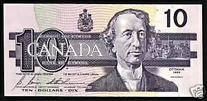 �J�i�_ 10 �h�� P-96 1989 �c�� UNC �I�X�v���[�@���ʉ� �J�i�_����