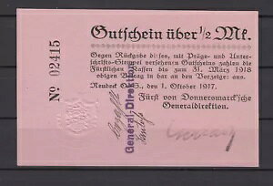 Neudeck - Donnersmarck - 1/2 Mark - Tieste 4840-05.10 - Stpl.ʓIȕ