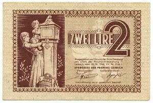 2  Occupazione TEDESCA DELLA PROVINCIA DI LUBJANA 28/11/1944 BB/SPL