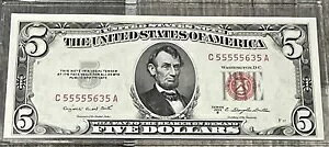 1953 B - $5 UNC t@V[ 6 Iu A JCh |[J[ # 55555635 č 