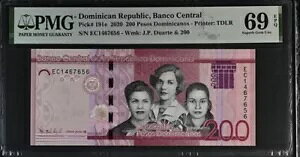 �h�~�j�J���a�� 200 �y�\ 2020 P191e UNC / PMG Superb GEM69EPQ TOP POP