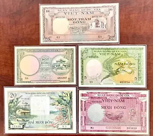 [4783557] LOT 5 PCS xgi 1 5 10 20 100 h 1955 N 2  VF XF