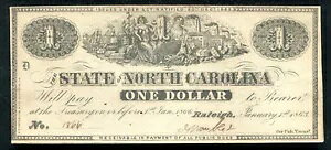 1863�N $1 �m�[�X�J�����C�i�B���[���[�A�m�[�X�J�����C�i�B����x��̎��� UNC (B)