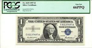 1957 $1 čؖm[g - VA C83137497A - PCGS-66 PPQ