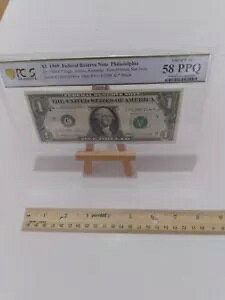 PCGS �����I�� AU 58PPQ $1 1969 Fr. 1903-C* ���ŃX�^�[�m�[�g