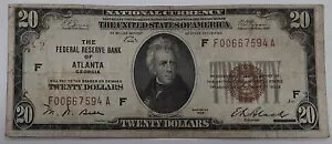 V[Y 1929 $20 FRBN Ag^ FRB F-A ubN Fr.#1870-F Fine+ ꂠ