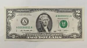 9/11�L�O�m�[�g�I 2009 �V���[�Y $2 �t�@���V�[ �V���A���ԍ� 00090011�B