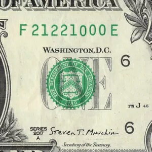 True Trinary 0s 1s 2s One$ Bill F21221000 Ag^ E  {`A X֔ԍ 21221