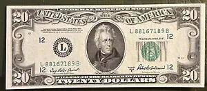 1950 B $20 AMs TtVXR WF 