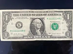 2017 $1 US �m�[�g Very Fin Fancy 6 of a Kind K 11111148 C ���� 11 �� NEAR SOLID 1