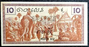 1939 xgi (10) Muoi Xu  A (+  1 B.note)#D7074