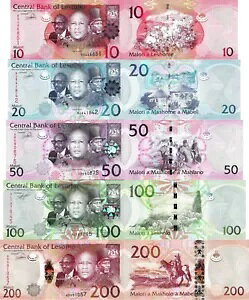 \g 2010-19 Zbg 5 m[g 10+20+50+100+200 }eB - 21-25 UNC _NI