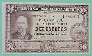 モザンビーク 10 エスクード 1945 P-95