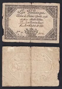  C^A Regie Finanze gm 25  1796 P.-S129 MB/F