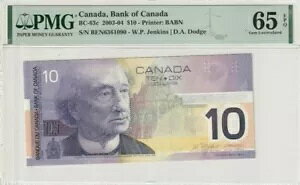 �J�i�_ 2003 �h�� 10 PMG �F�莆�� UNC 65 EPQ �s�b�N BC-63c