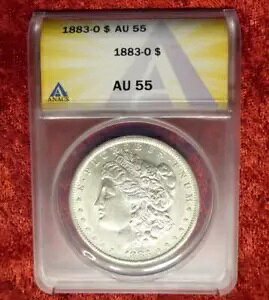 1883 O ANACS AU 55 K Vo[ _[AAJO Vo[ 1 h RC