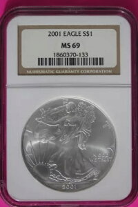 2001 MS 69 �A�����J�� �V���o�[ �C�[�O�� 1 �I���X NGC �O���[�h�F��{���̃X���u 191