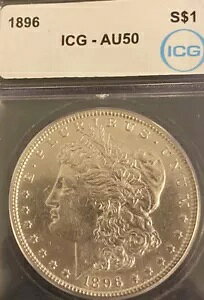1896 P AU50 ICG K Vo[ _[