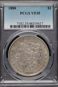 1888 �����K�� �V���o�[ �_���[ PCGS VF35 *DoubleJCoins* JL1000-49