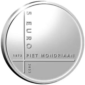 Piet Mondrian 2022 Vo[RC - I_ - uX^[J[h - 1/2 IX PP-