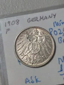 1908 F �h�C�c�鍑 1 �}�[�N �V���o�[ �R�C���A�f���炵������ SEMI-KEY �ᑢ��