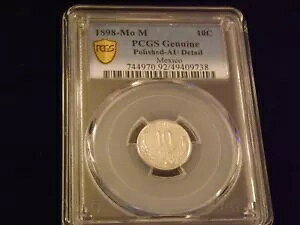 1898-Mo M 10C ���L�V�R PCGS ���K�i