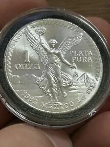 1983 BU 1 ONZA MEXICO LIBERTAD PLATA PURA Vo[ .999 Eh