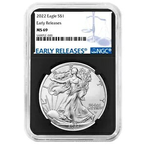 2022 $1 AJ Vo[ C[O NGC MS69 ER u[ x g RA