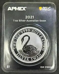 2021 �I�[�X�g�����A 1 �I���X �V���o�[ �X���� PCGS FirstStrike �Ώۉ�����h�~�p�b�P�[�W