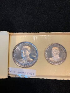 1964 1 & 2 SCUDI �V���o�[ �v���[�t �A���W�F�� �f ���W���i ���A NM - 2 �R�C�� �Z�b�g