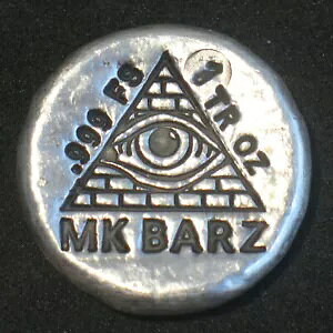 1 �g���C�I���X �t�@�C�� �V���o�[ MK BARZ �I�[���V�[�C���O �A�C .999 �t�@�C�� �V���o�[ �󏭃s�[�X