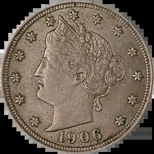 1906 ���o�e�B V �j�b�P�� Executive Coin Company �̂��������i