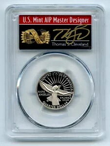 2022 S 25C �N���b�h �}�� �A���W�F�� �N�H�[�^�[ PCGS PR70DCAM FS �g�[�}�X �N���[�u�����h �A���[�Y