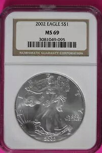 2002 MS 69 �A�����J�� �V���o�[ �C�[�O�� 1 �I���X NGC �O���[�h�F��{���̃X���u 198