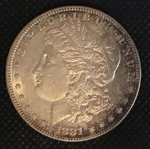 1881 S ���[�K�� �_���[ XF EF ���ɏ㎿�� 90% �V���o�[ $1 �č��R�C��