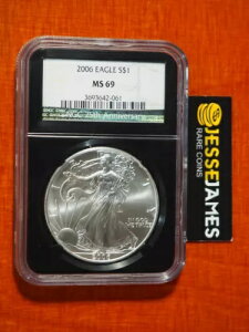 2006 $1 AJ Vo[ C[O NGC MS69 ubN RA z_[