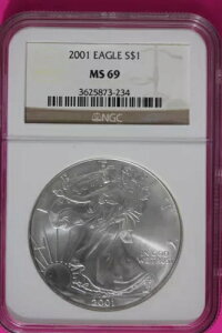 2001 MS 69 �A�����J�� �V���o�[ �C�[�O�� 1 �I���X NGC �O���[�h�F��{���̃X���u 193