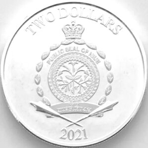 2021 $2 jEG͒鍑 1IX.999 Vo[RCƃJvZ